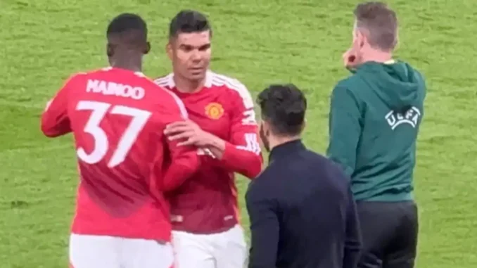 Man Utd fans spot what Casemiro did after he was subbed off by Ruben Amorim vs Bilbao and it speaks volumes